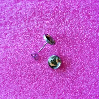 Pendientes artesanales multicolor