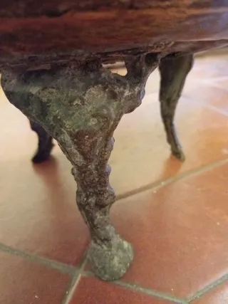 Cántaro / Ánfora antigua de bronce y latón