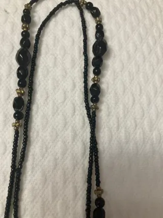 Collar largo Nácar vintage.