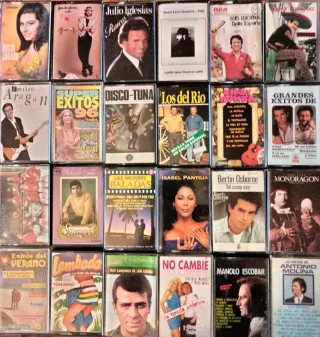 Cintas Cassette Música Variada en castellano.