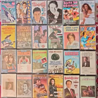 Cintas Cassette Música Variada en castellano.