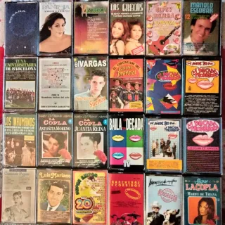 Cintas Cassette Música Variada en castellano.