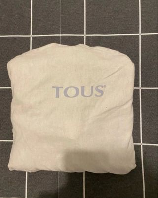 Bolso piel Tous negro/marrón