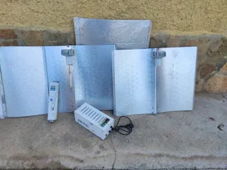 10 Reflectores con Balastro y Bombilla