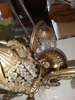 Lámpara de techo ESCORPION dorada