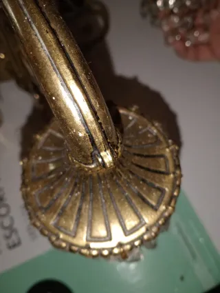 Lámpara de techo ESCORPION dorada