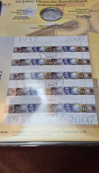 Lote 50+ Blister ymas de 500 Sellos Alemania 98-09