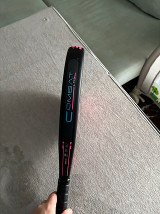 Pala de pádel NB Combat LTD Negra y Rosa