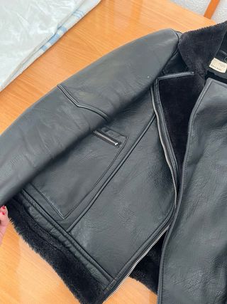 Chaqueta efecto cuero Zara Kids 13/14 años