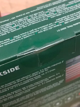 Foco LED Recargable Parkside PAAL 6000 D1