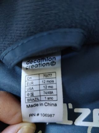 Mono de nieve para bebé