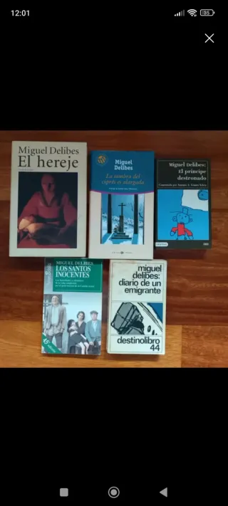 Lote libros Miguel Delibes