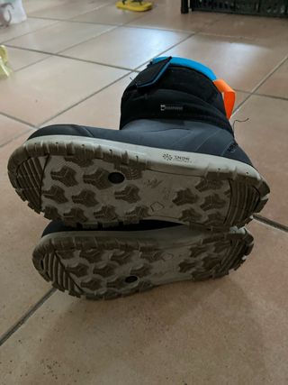 Doposci bambino trekking nero/blu