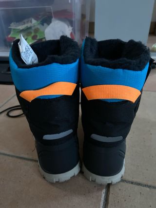 Doposci bambino trekking nero/blu