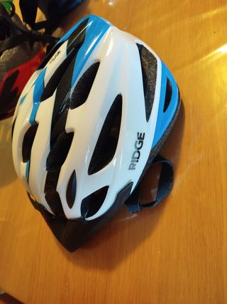 Casco bici Ridge bianco e blu