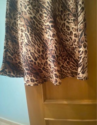 Falda larga estampado animal