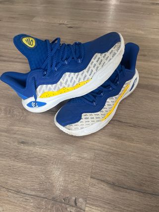 Zapatillas Under Armour Running Azul Amarillo