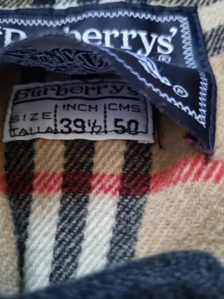 Abrigo de paño Burberry gris