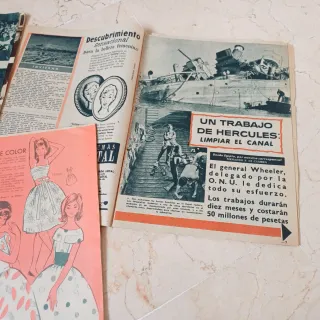 Tres revistas antiguas estado impecable