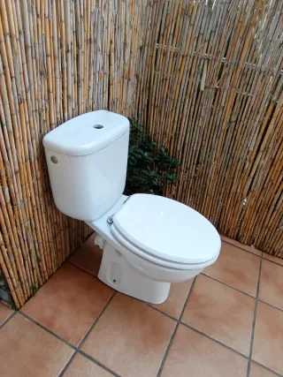 Taza de váter blanca