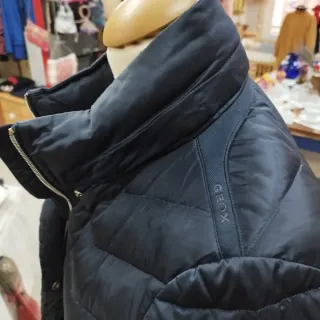 Abrigo Geox Azul Plumas