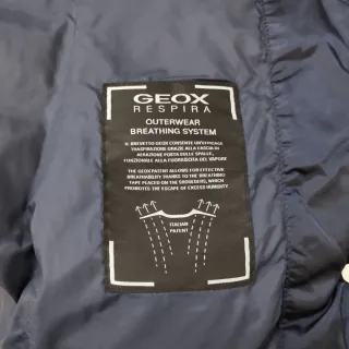 Abrigo Geox Azul Plumas