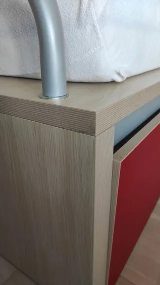 Cama nido madera y metal