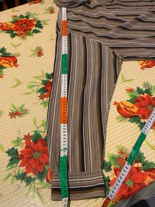 Camicia uomo Marcel Battiston XL righe marroni