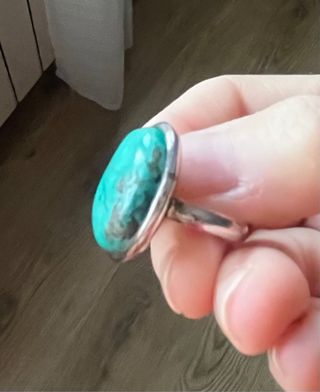 Anillo Plata y Turquesa