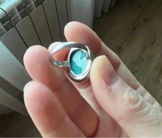Anillo Plata y Turquesa