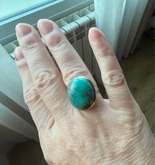 Anillo Plata y Turquesa