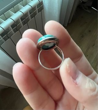 Anillo Plata y Turquesa