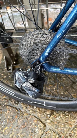 Bicicleta de carretera Focus azul