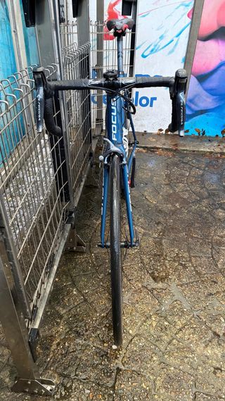 Bicicleta de carretera Focus azul