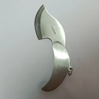 Set 3 coltellini foglia acciaio inox