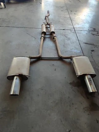 Línea escape A4 B7 2.0 TFSI