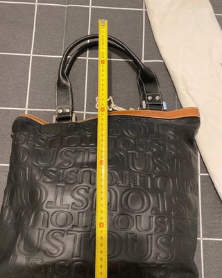 Bolso piel Tous negro y marrón