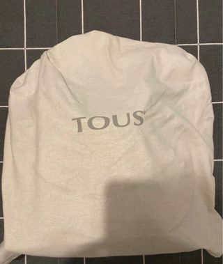 Bolso piel Tous negro y marrón