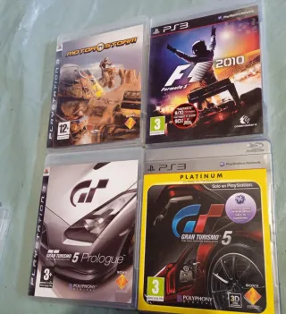 Pack 4 Juegos PS3: Motorstorm, F1 2010, GT5 Prolog