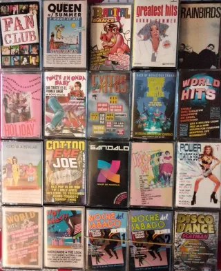 Cintas de Música Variada, internacional, dance,,,,