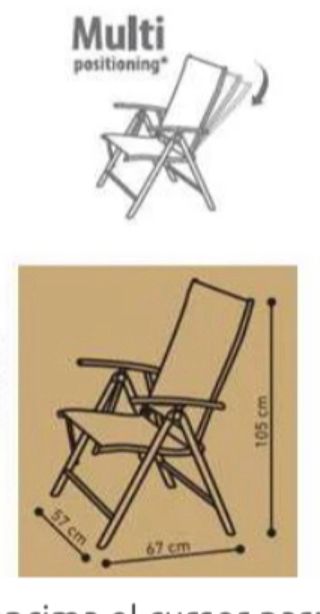 Conjunto mesa y sillas jardín cristal