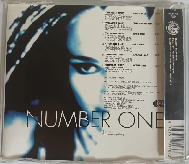 ALEXIA - NUMBER ONE (CD-Maxisingle)