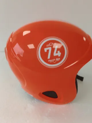 Casco de esquí infantil naranja Wedze