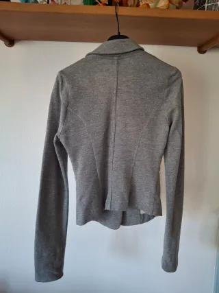Giacca grigia in panno