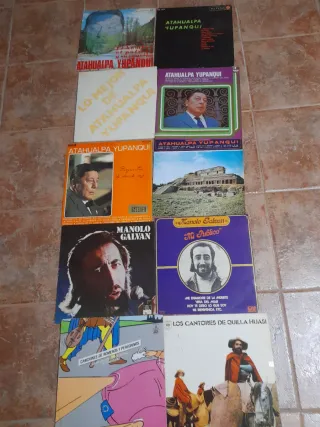 Lote Vinilos Atahualpa Yupanqui y otros