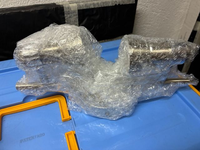 Lámpara aplique plateada