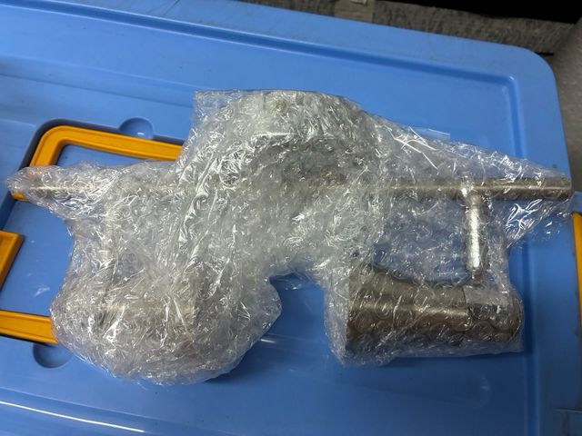 Lámpara aplique plateada