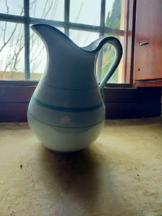 Jarra y palangana Pickman antigua