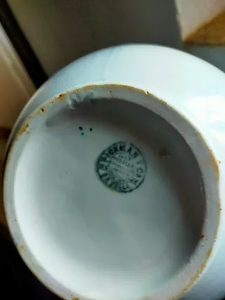 Jarra y palangana Pickman antigua