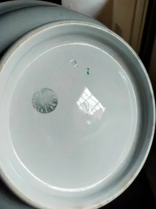 Jarra y palangana Pickman antigua